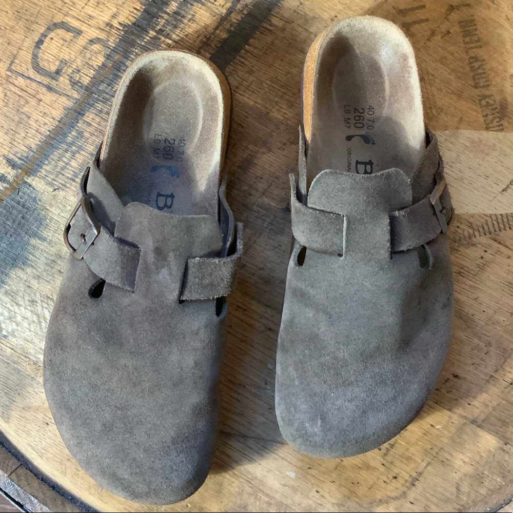 Birkenstock Boston Betula size W9 M7 unisex